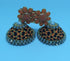 Orange & Black Handmade Necklace & Earring Silk Thread Jewellery